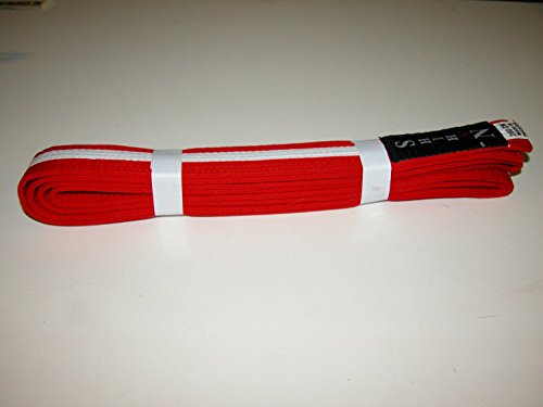 Karate, Belt 300cm (RED Belt- 1 White Stripe , Kickboxing, Martial Arts