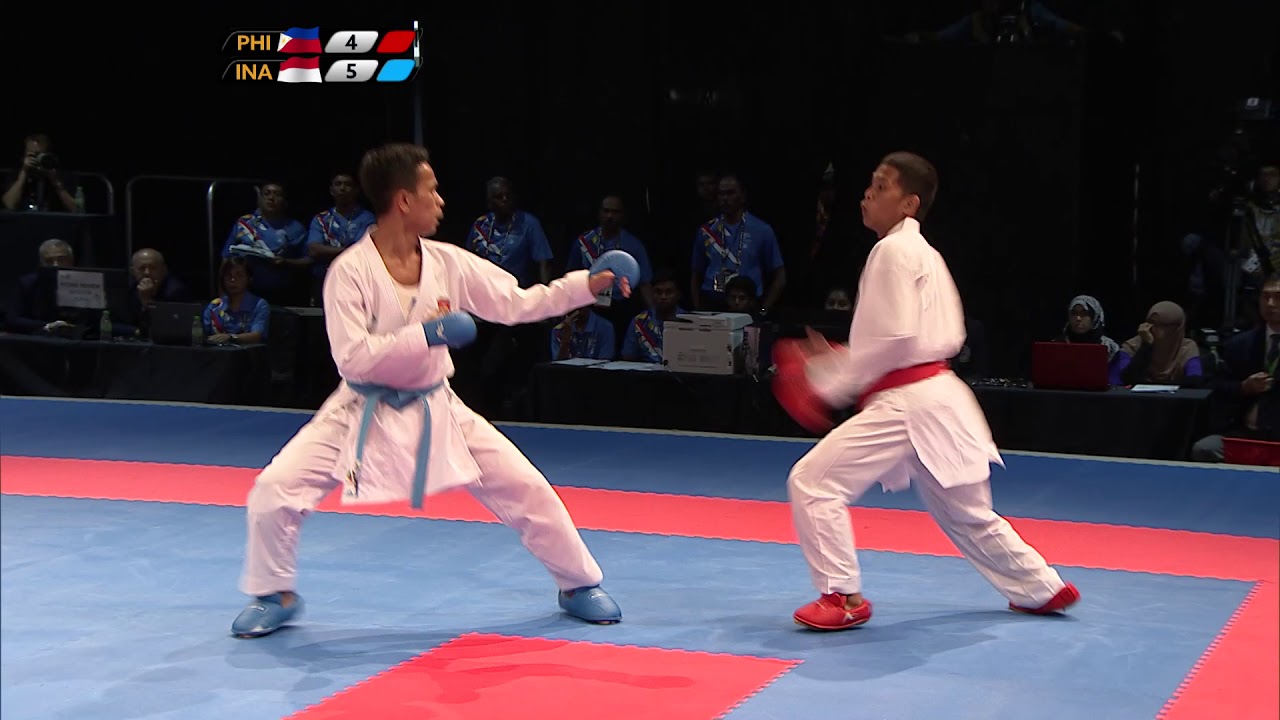 KL2017 29th SEA Games | Karate - Men's Kumite ↓55kg FINALS - 🇵🇭 PHI vs