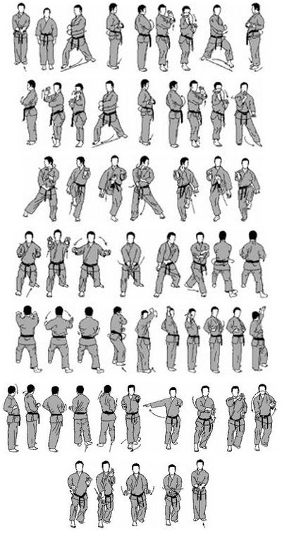 Saifa kata (goju-ryu) | Karate martial arts, Martial arts workout, Goju ryu