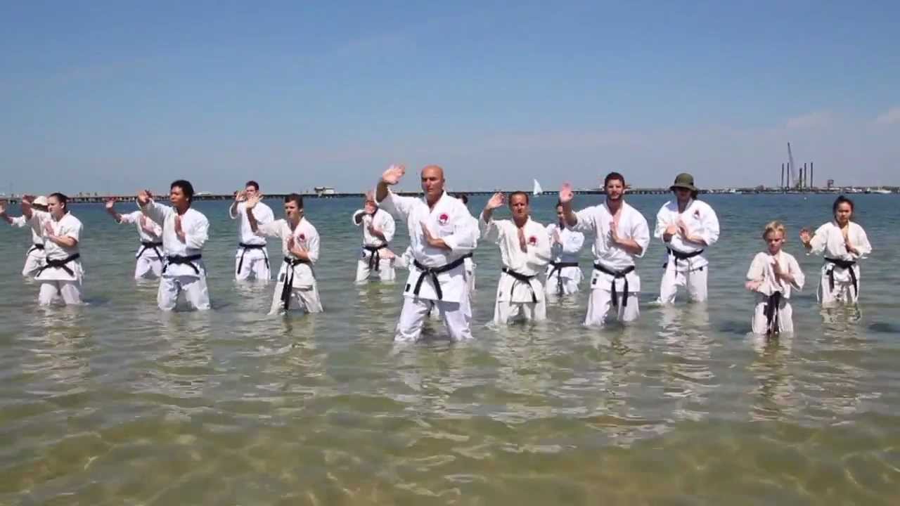 Karate Beach Training & Family Picnic - YouTube