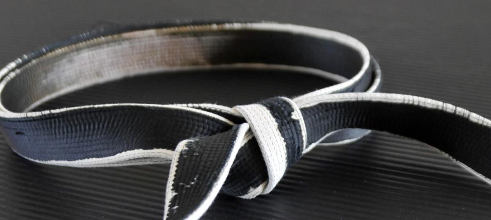Martial Views: Pre-faded Black Belts For Sale