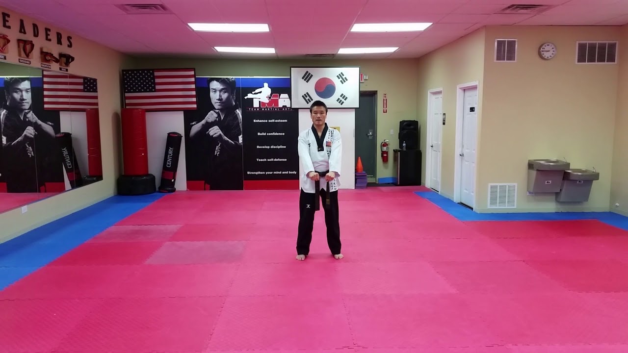 Taekwondo - Taegeuk Chil Jang (High-Red Belt) Form - YouTube