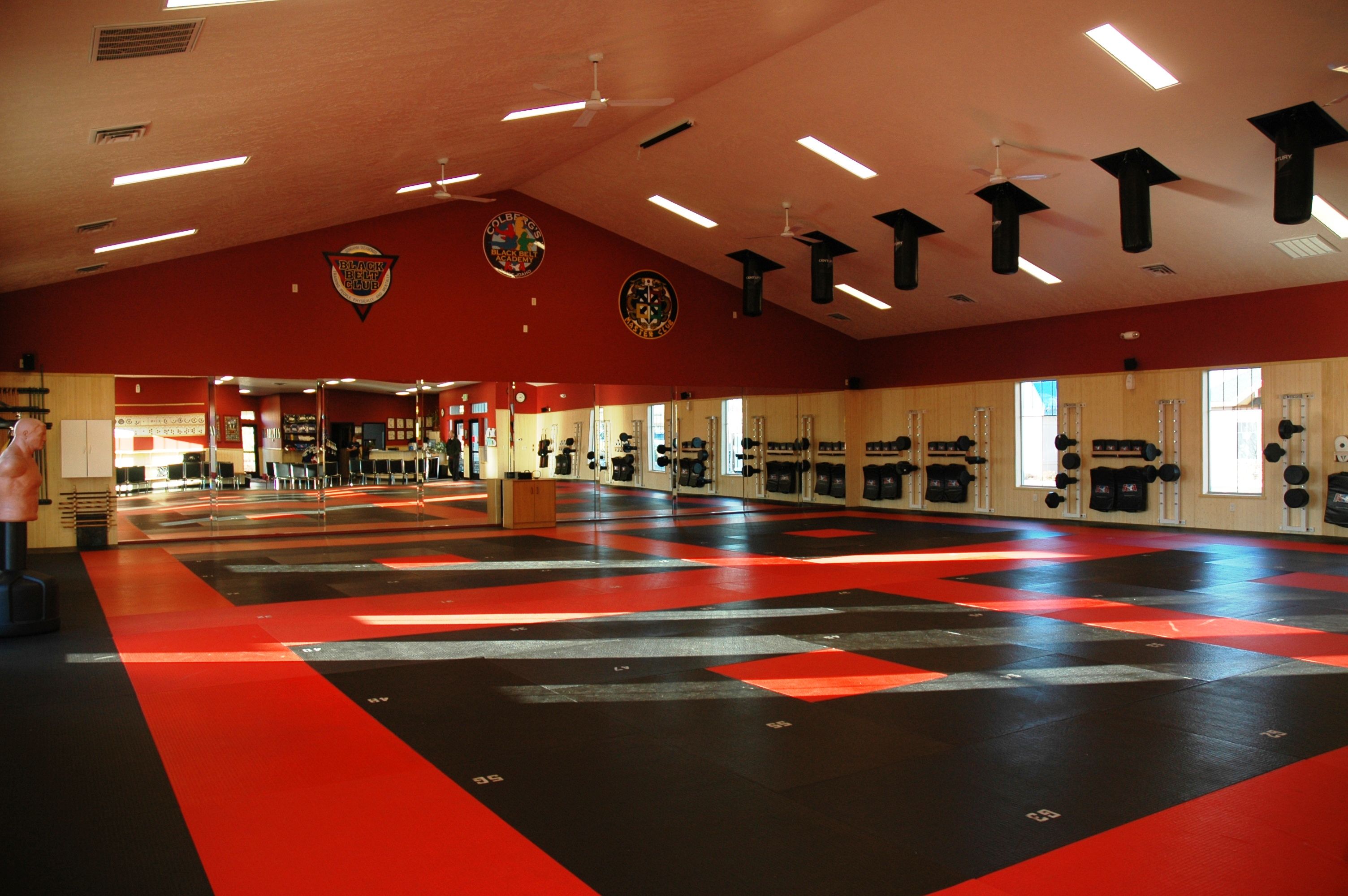 Our home away from home! | Martial arts gym, Dojo decor, Gym interior