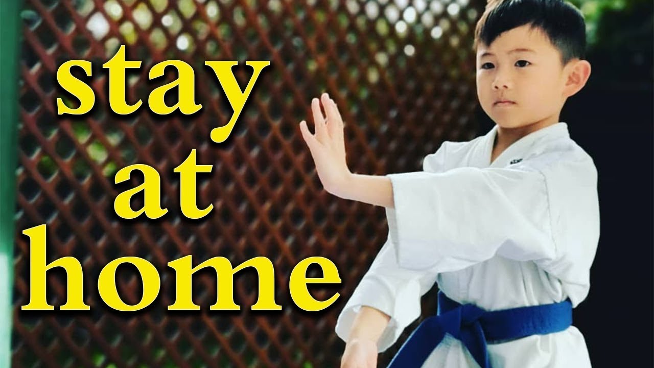 karate training | stay at home | training at home | karate kids | keep