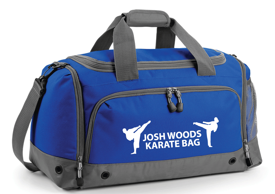 Personalised Sports Karate Training Holdall Gym Bag -Karate Bag Back to