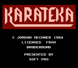 Karateka (NES) - online game | RetroGames.cz