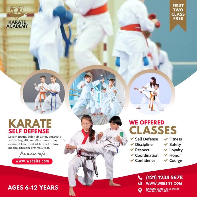Kids Karate Class Video Ad in 2021 | Karate classes, Karate, Karate academy