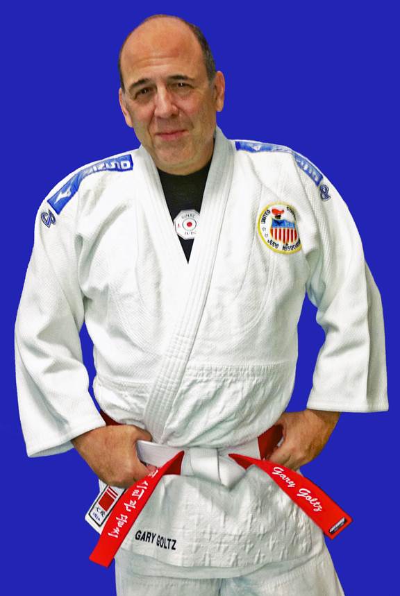 Martial Arts Deluxe Red and White Rokudan Panel Belt - Kataaro