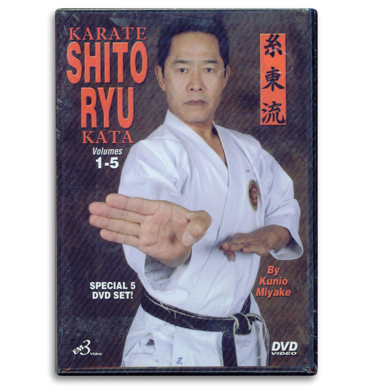 Karate Shito Ryu Kata Volumes 1-5 DVD, Sensei Kunio Miyake - Martial